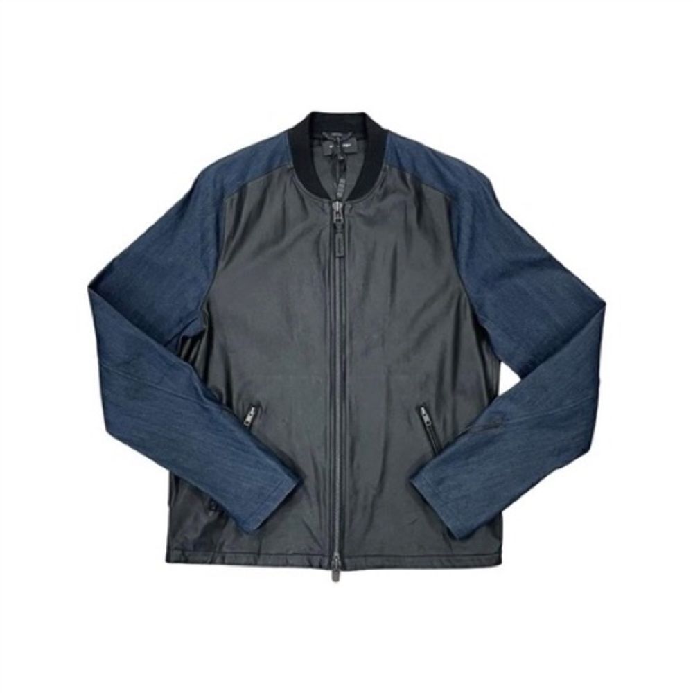 Mackage Black Miles Denim Combo Jacket